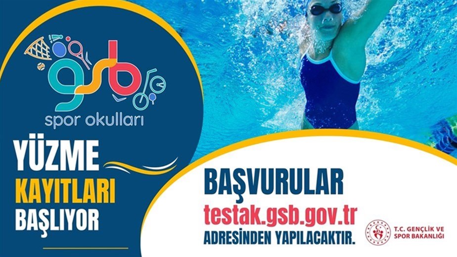 GSB SPOR OKULLARI YÜZME KIŞ DÖNEMİ KAYITLARI BAŞLIYOR