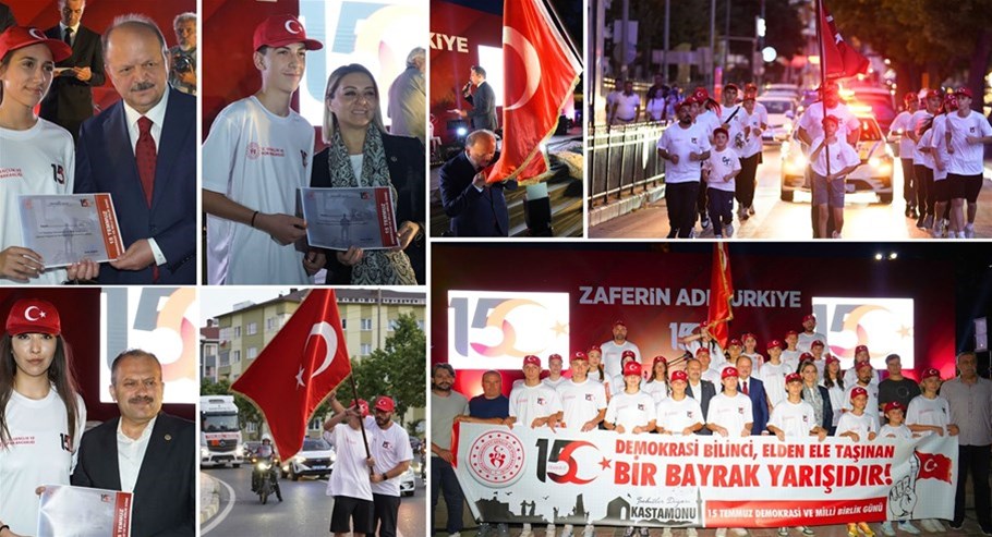 15 TEMMUZ SANCAK KOŞUSU DÜZENLENDİ