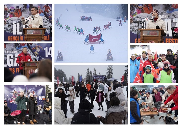 ILGAZ'DA GENÇLİĞİN ENERJİSİ ZİRVE YAPTI