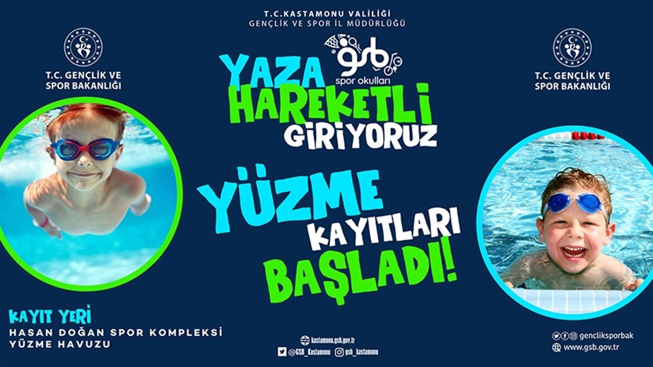 GSB SPOR OKULLARI YÜZME YAZ DÖNEMİ KAYITLARI BAŞLIYOR