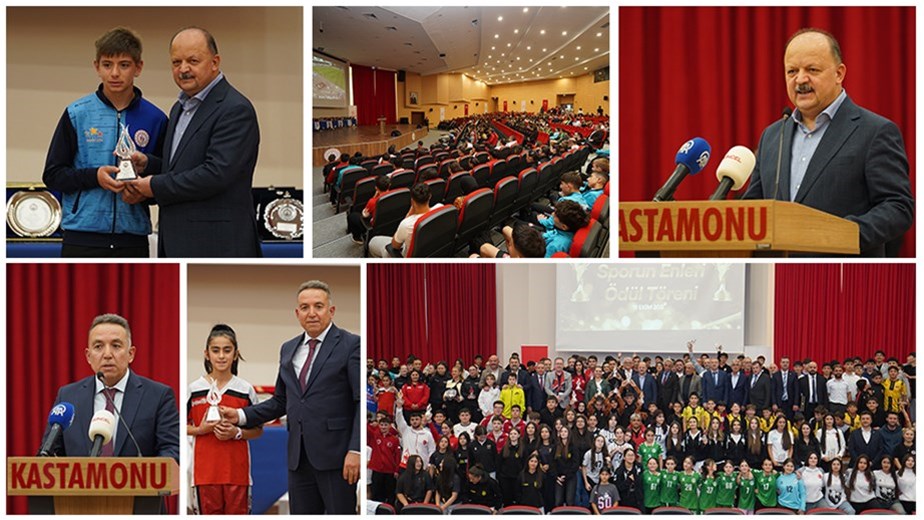 SPORUN ENLERİ ÖDÜLLERİNİ ALDI